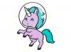 Astronaut Unicorn for Robert Everson